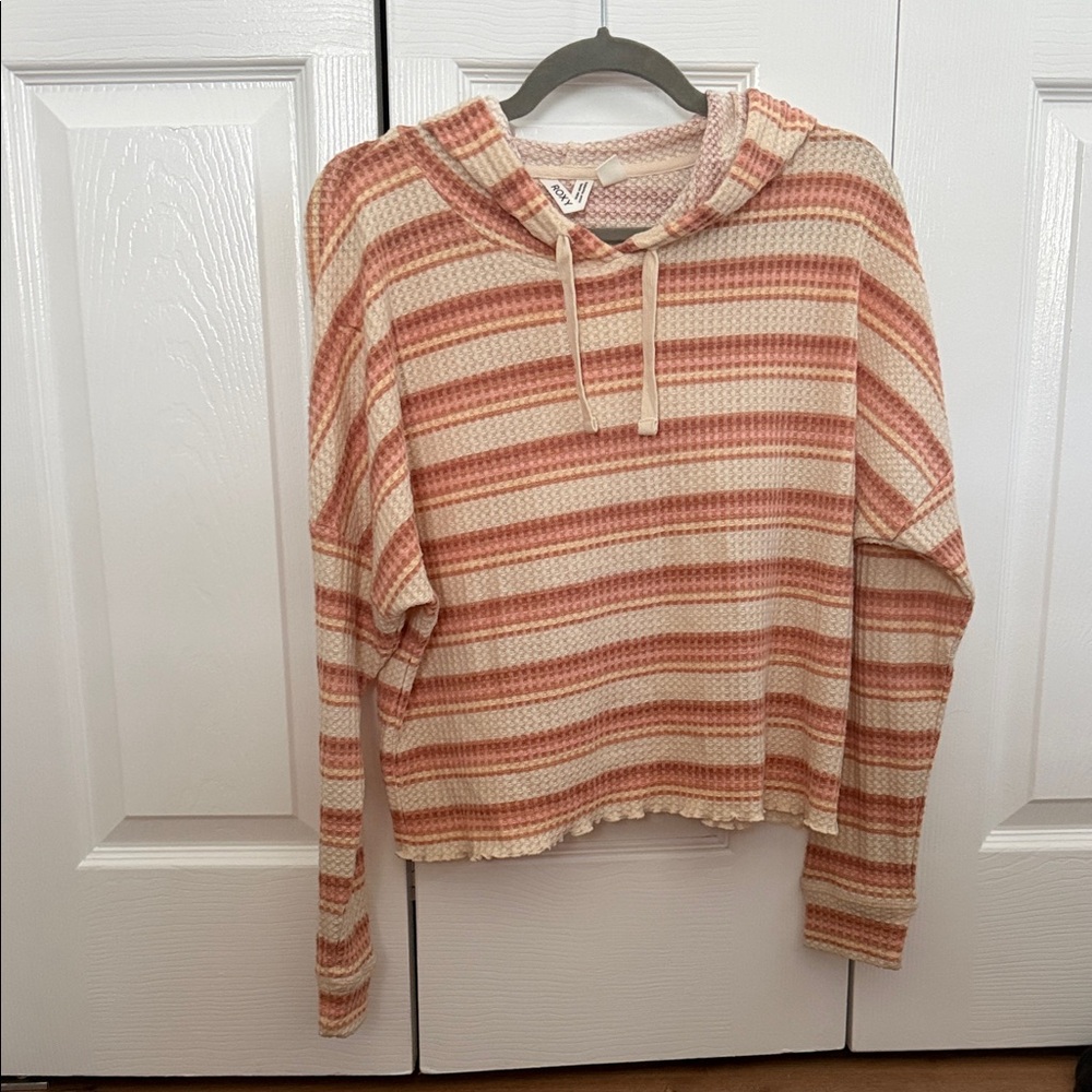 Roxy Striped Hooded Women's Top